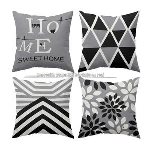 4pcs Fundas de Almohada Estilo Boho, 18x18 Pulgadas Juegos de Cojines Decorativos para Sala de Estar, Sofá, Dormitorio, Primavera Verano, Decoración para Asiento de Auto (sin Almohadas)