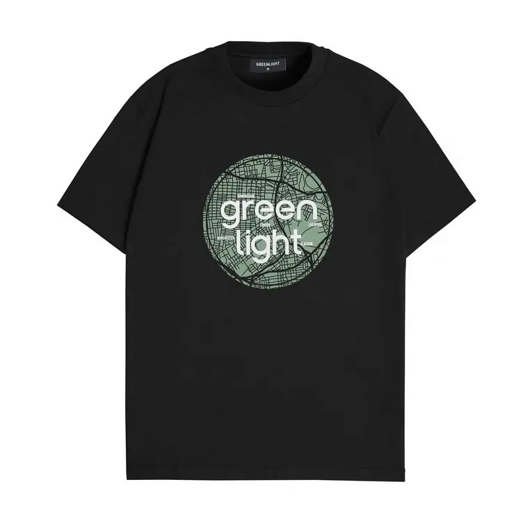 Greenlight Men's T-Shirt Short Sleeve Slim Fit Cotton Walk 240924 & 230924