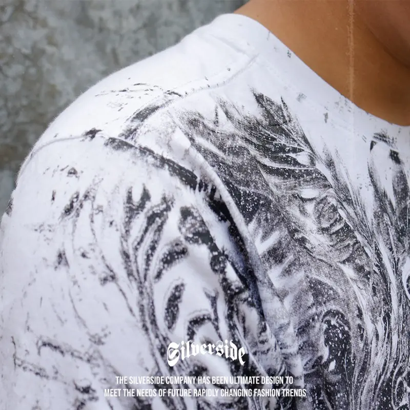 SILVERSIDE  ROLF  T-shirt / Kaos Distro Cowok/ Distro Cowok Combed Pria Fit Katun Keren Motif High Baju Nyaman 4