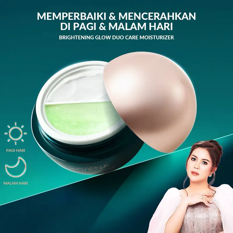 BRIGHTENING GLOW DUO CARE MOISTURIZER DAVIENA SKINCARE 0