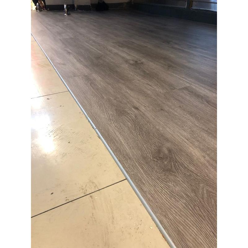 Aluminium Profile 3mm & 5mm ( Accessories Lantai) Sesuai Vinyl Sticker Vinyl Korea SPC floor Carpet Floor Vynil Floor 2