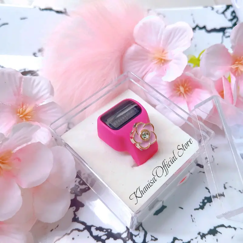 Tasbih digital Led mini cincin tasbih hias tombol tasbih cantik souvenir haji umroh muslim 1