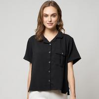 Gambar Monellina 601244 Kemeja Oversize Wanita Lengan Pendek dari Monellina Fashion Kota Administrasi Jakarta Barat 4 Tokopedia