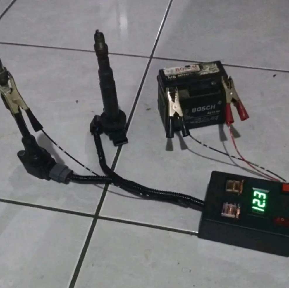 alat tester koil dan busi dengan 3 soket honda, nissan dan toyota/Daihatsu