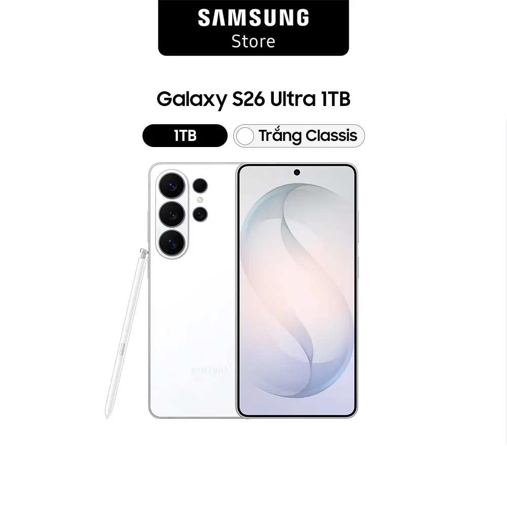 [New Launch] Điện thoại Samsung Galaxy S26 Ultra 1TB - Hàng chính hãng - Giao hàng từ 25/03 | BigBuy360 - bigbuy360.vn