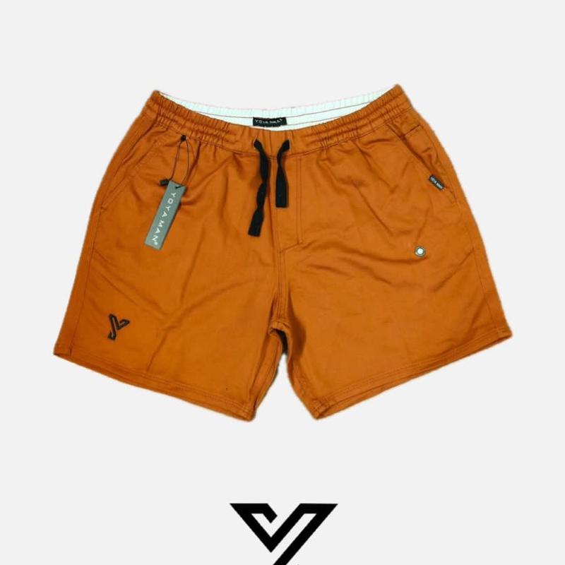 Celana pendek yoya man pendek pria wanita original basic boarshort celana pendek santai Katun 2