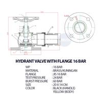 Gambar Hydrant Valve Machino 1.5" - 16K / Type Flange / Brass / Import dari Tonata Indonesia Kab. Tangerang 3 Tokopedia