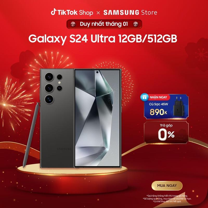  Điện thoại Samsung Galaxy S24 Ultra 12GB 512GB - Giao hàng sau 30 ngày 