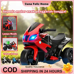 【Cuna Feliz Home】Motor Aki Mainan Anak Listrik Naik Mainan | Motor Mainan Bayi Elektrik Promo Terbatas Hari Ini Saja!