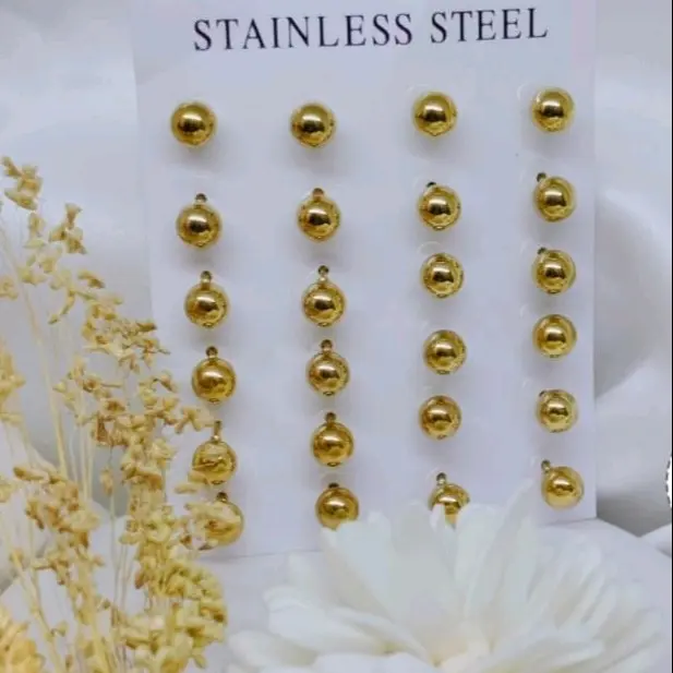 anting titanium tusuk biji jagung