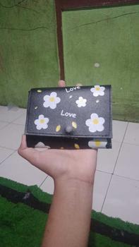 Product Review of Dompet Lipat Kecil Wanita Daisy's Korea Wanita dengan Desain Stylish Cewek Kartu Uang from s**m 0