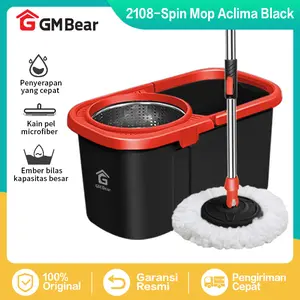 GM Bear Pel Lantai Praktis 2108 - Spin Mop Aclima Pel Lantai Spin Mop