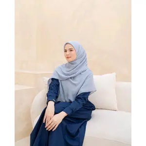 LS Kerudung segi empat jumbo 140x140 paris premium Voal arabian syar'i daily hijabers jahit tepi jilbab paris jadul jilbab syari