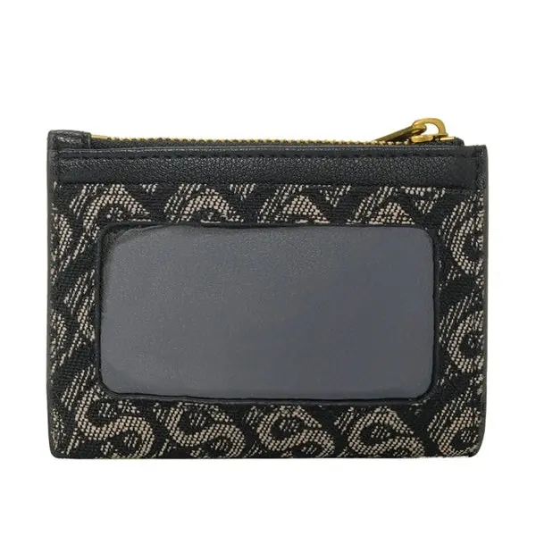 BUTTONSCARVES Bimu Jacquard Card Holder - Black 1