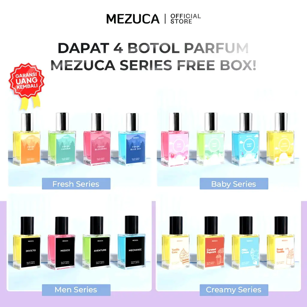 Mezuca Parfume 35ml varian segar & best seller