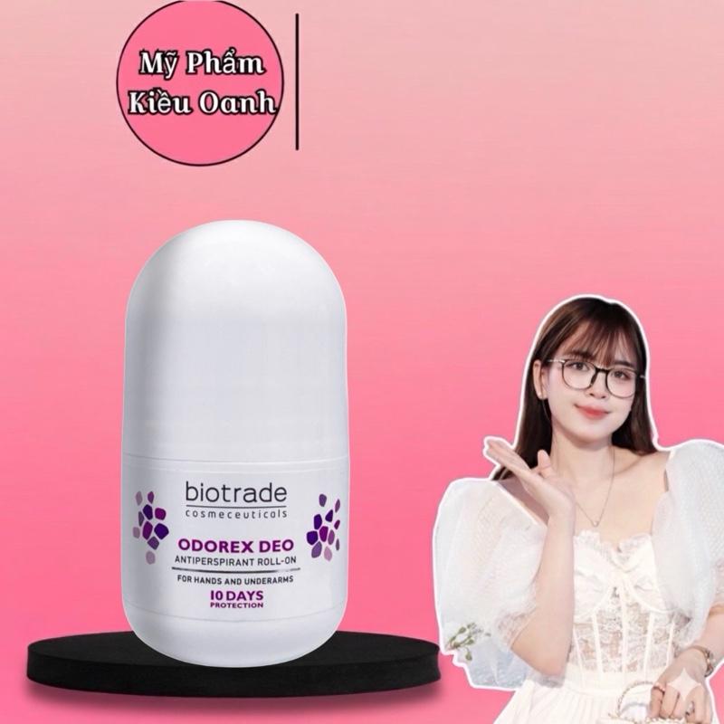    Deal Mở Bán  Lăn Khử Mùi Biotrade Odorex Deo Antiperspirant Roll On lòng bàn tay và nách 20ml 