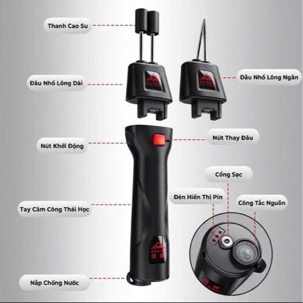 Máy Nhổ Lông Chó, Mèo, Lợn,Gà ,Vịt, Ngỗng Công Suất Lớn 14.000 vòng/1phut…