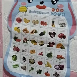 Mainan Edukasi Suara Interaktif Belajar Buah dan Sayur Untuk Perkembangan Anak