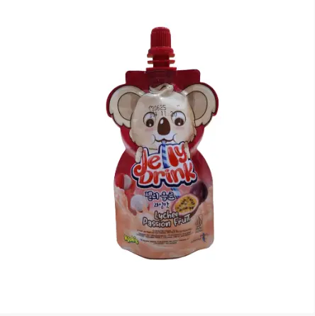 Kiokio Minuman Jelly Leci – Markisa, Stroberi – Kiwi, Mangga – Persik, Raspbery – Semangka HALAL 70ml Food Jeli Makanan Pudding Manis Strawberry Puding Susu 1