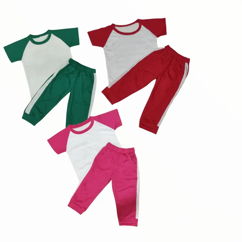 setelan olahraga untuk anak usia 2-12 tahun Baju Celana Seragam Outdoor 1
