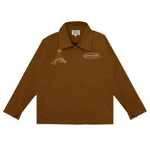 Qwertylife Work Jacket Yourself Camel Unisex Diamond Dakron