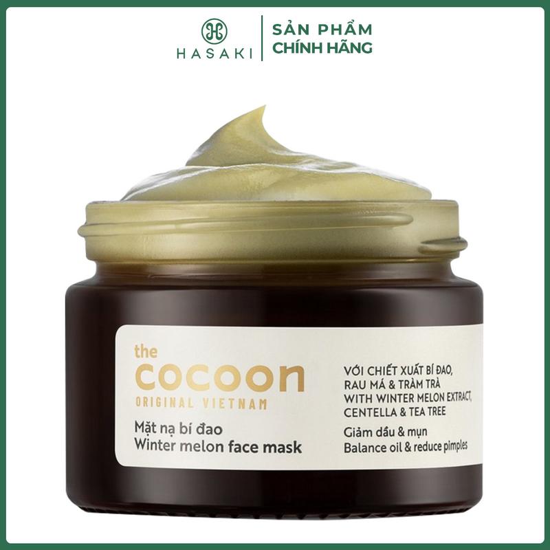  Mặt Nạ Cocoon Hỗ Trợ Giảm Dầu Và Mụn Từ Bí Đao 30ml | HASAKI BEAUTY Làm Đẹp Da 