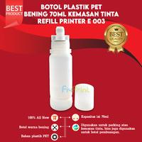 Gambar Botol Tinta Bening Kemasan Tinta Refill 003 70ml + Tutup dari FixPrint Plus Kota Administrasi Jakarta Pusat 1 Tokopedia