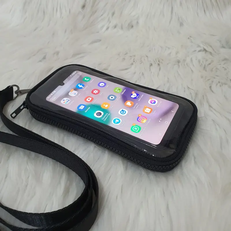 DG3 Tas Dompet Hanging Phone Sako Wallet Gantung Kalung Leher Selempang Hp Kartu Koin Paspor Kunci Hape Dan Uang Pria Wanita Serbaguna Cowok Cewek Terbaru Kekinian Fz 7