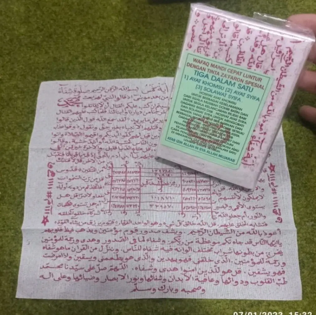 kain mandi tinta jafaron isi 20pc