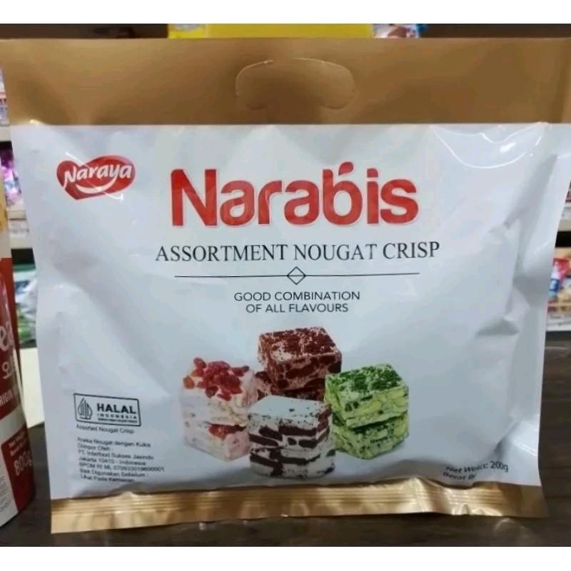 Naraya Narabis Nougat Crspwith Cookies Aneka Rasa isi 200 gr MIX kurma kering 0