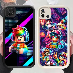 KD-15 Roblox Boy Luxury Casing untuk Redmi 5 A5 6A 9T 14C 15C A3 9A Note 7 Pro Plus