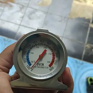 LIVO Termometer Oven Analog sampai 300 derajat Jarum Stainless