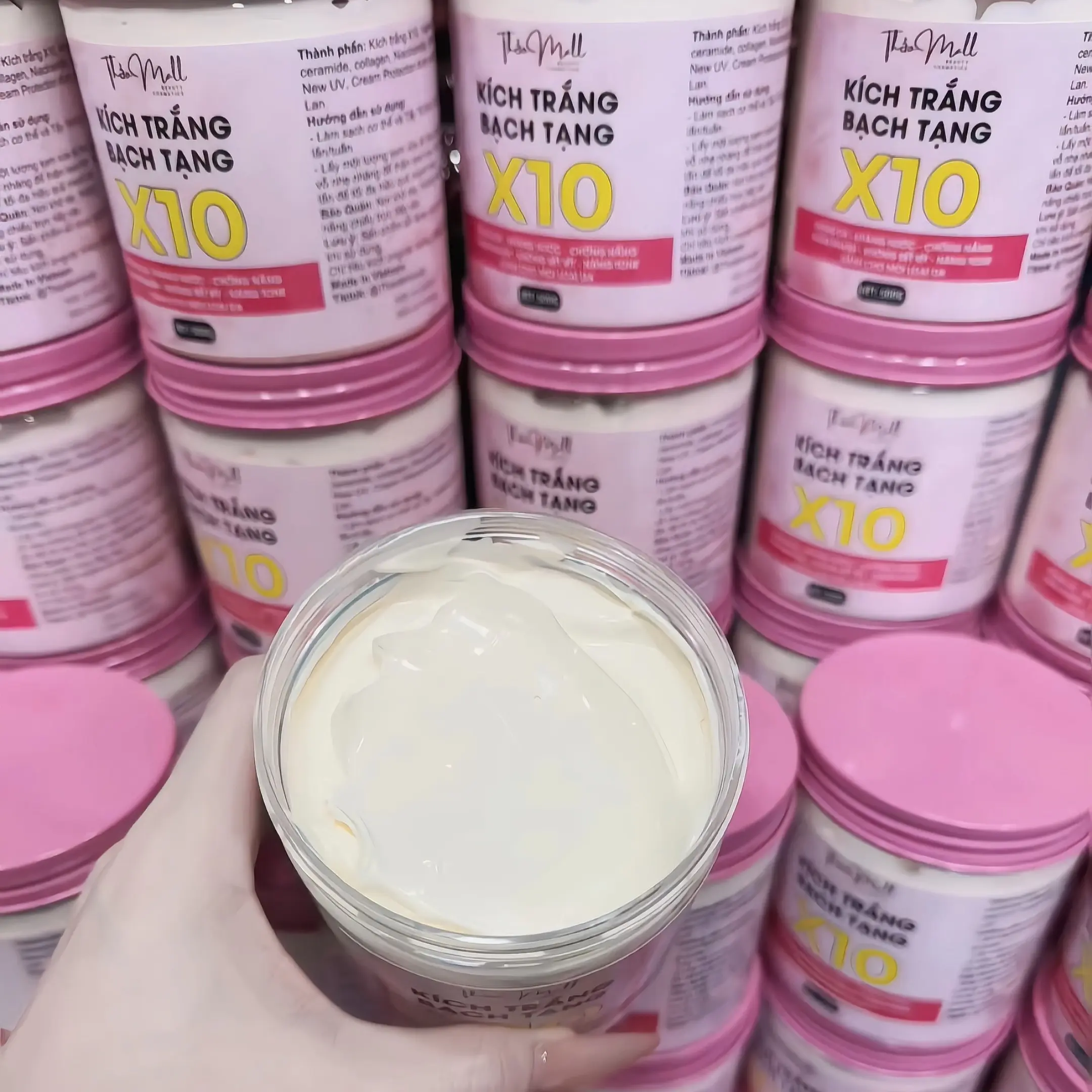 1 Hủ Kem Body Kích Trắng X10 {Size 500g} Hỗ trợ Dưỡng Trắng da