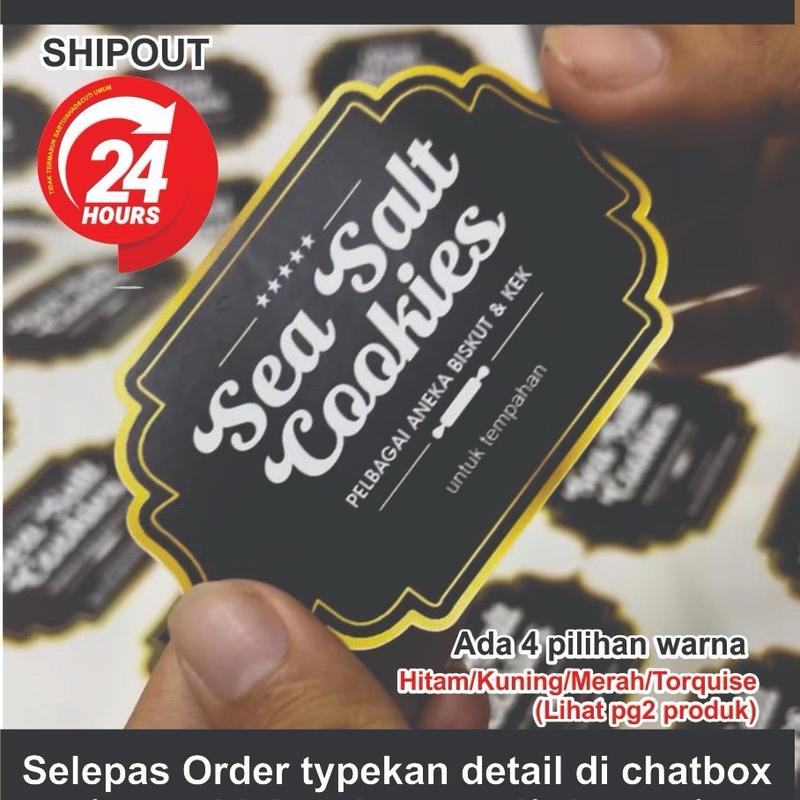 Sticker Biskut Raya Readymade Cepat dan Murah - TikTok Shop Malaysia