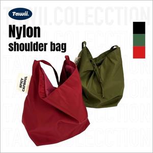 Tawii Korean Style Nylon Shoulder Bag – Large Capacity Waterproof Crossbody Bag, Lightweight & Versatile Travel Purse
