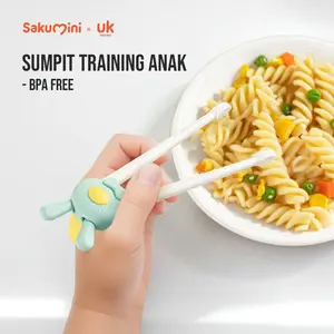 Sakumini Bunny Kids Training Chopstick/Sumpit Anak Belajar Makan BPA Free