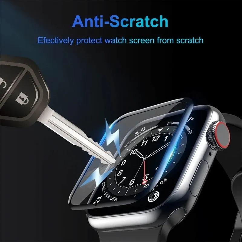 Miếng Bảo Vệ Màn Hình Cho Apple Watch Ultra 2 49Mm Dòng 9 41Mm 45Mm 7 6 SE 5 9 8 40MM 41MM 42MM 44MM 45MM 38MM Màng Gốm Cho iwatch Không Phải Kính 5