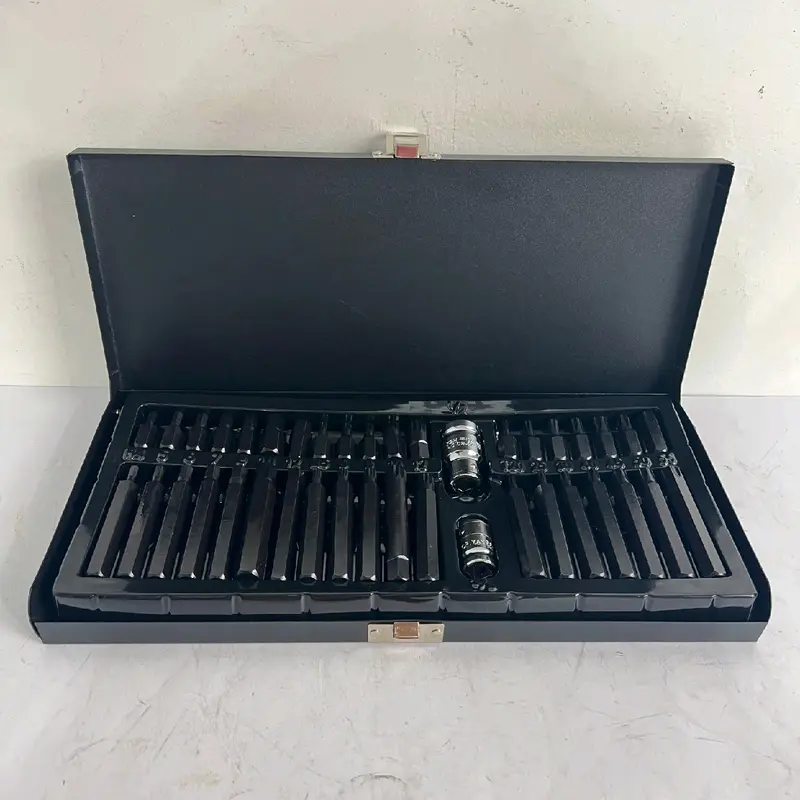APR Mata Kunci L Bintang 10MM Bit Star Hex Spline Set 40PCS garansi 5thn 3