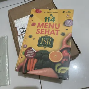 ORIGINAL Buku 114 Menu Sehat JSR dr. Zaidul Akbar FULL COLOR HARDCOVER BONUS EBOOK