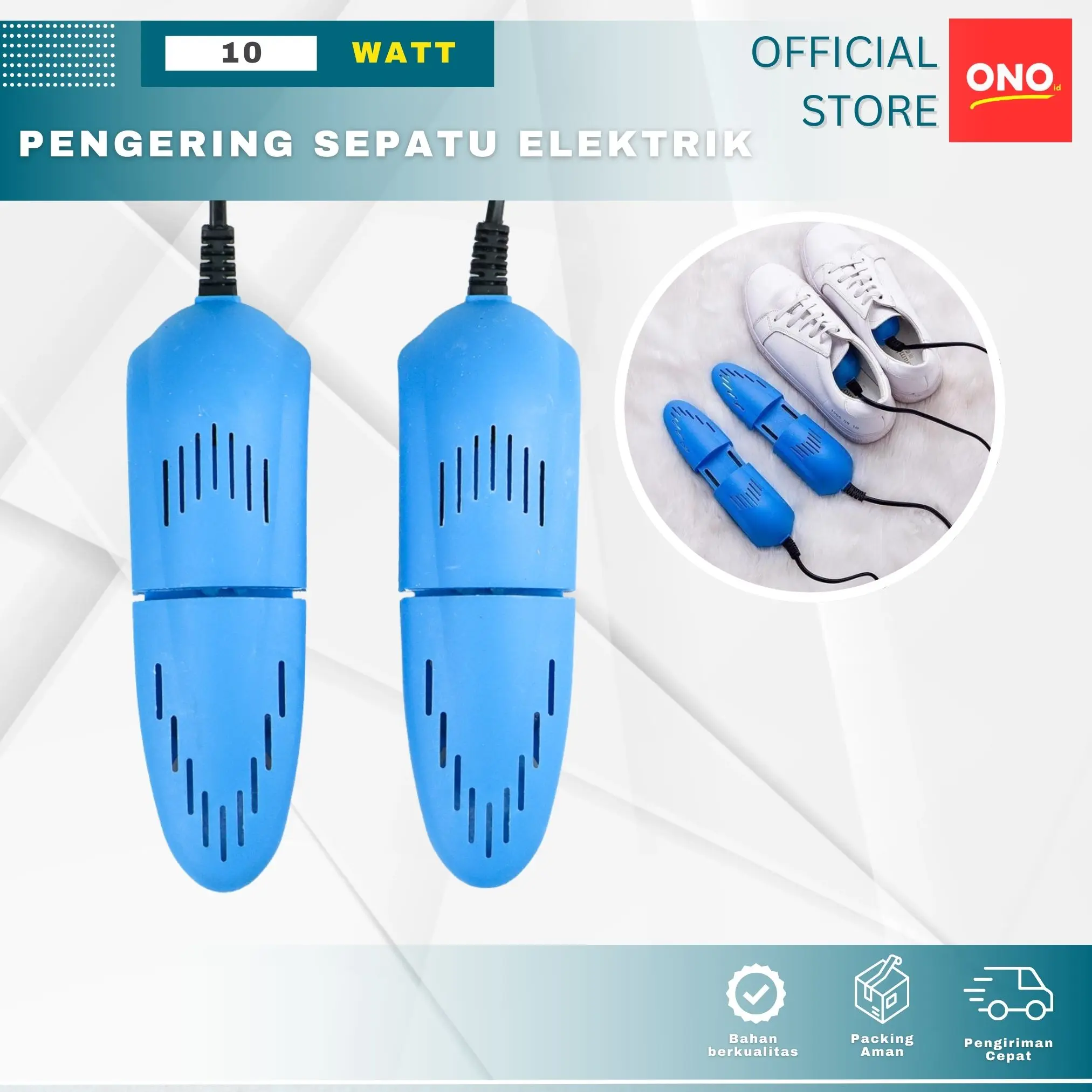 ONOID Pengering Sepatu Elektrik Shoes Dryer Penghilang Bau Sandal Kaos Kaki Deodorizing 10 Watt 220V
