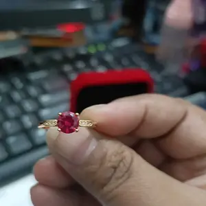 OS1-D304 Set Kalung dan Cincin Wanita Cranberry Jewelry Premium Lapis Emas 18k Anti Luntur Anti Berubah Warna Garansi 1 Tahun Resmi Size Adjustable Kualitas Grade Terbaru Aksesoris Perhiasan Cincin Nikah Permata VVS1 Elegan COD