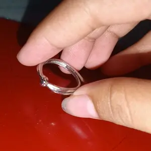 Cincin Wanita Simpul Perak - Desain Estetik, Anti Korosi, Kualitas Tinggi, Aman Digunakan