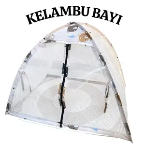 Kelambu Bayi Tenda Bayi Anti Nyamuk Ukuran Besar Motif Karakter Bayi Newborn Bisa Dilipat Bocil