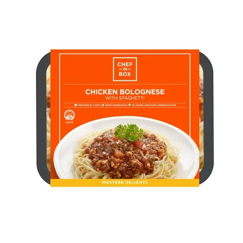 Chicken Bolognese with Spaghetti