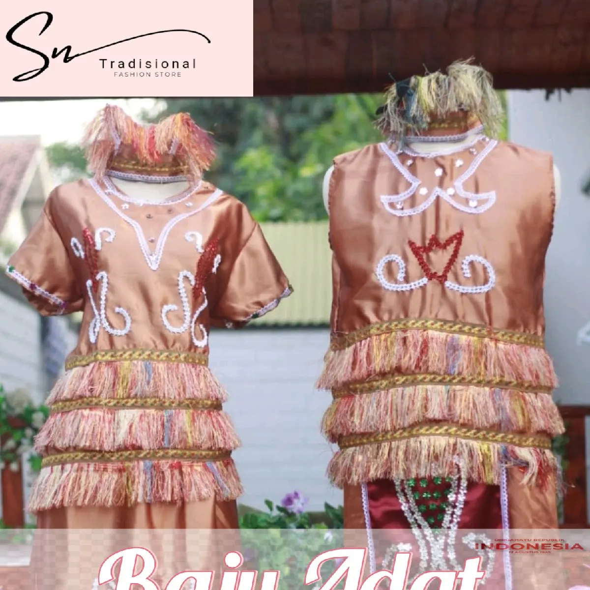 Baju Adat Papua Dewasa Satuan (Laki/Perempuan)