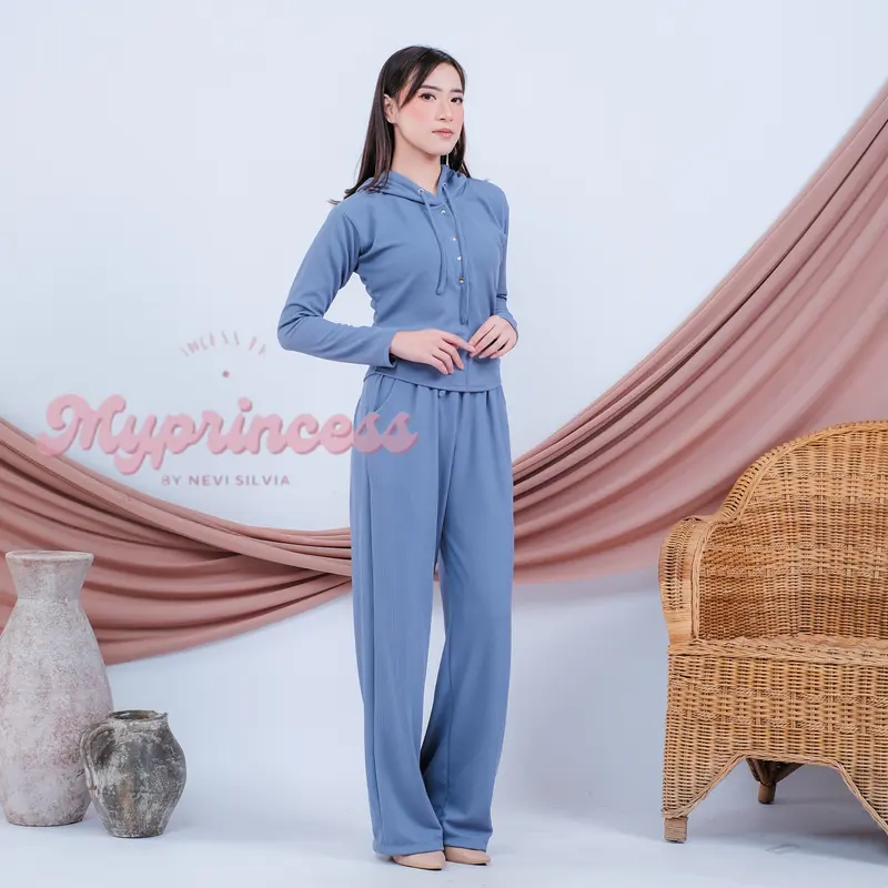 ZENA ONESET HOODIE KNIT PREMIUM | BAJU SETELAN KNIT HOODIE WANITA LENGAN PANJANG | ONE SET KNIT ACTIVEWEAR BY MYPRINCESS 6