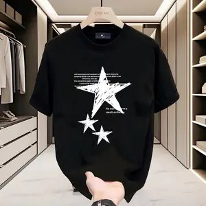 [COD] Kaos Pria Desain Eksklusif Katun Premium Retro Oversize Keren Lembut Populer Tampilan Unik Gaya Trendi crew neck