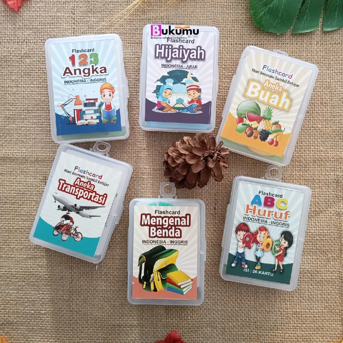 flashcard box tebal