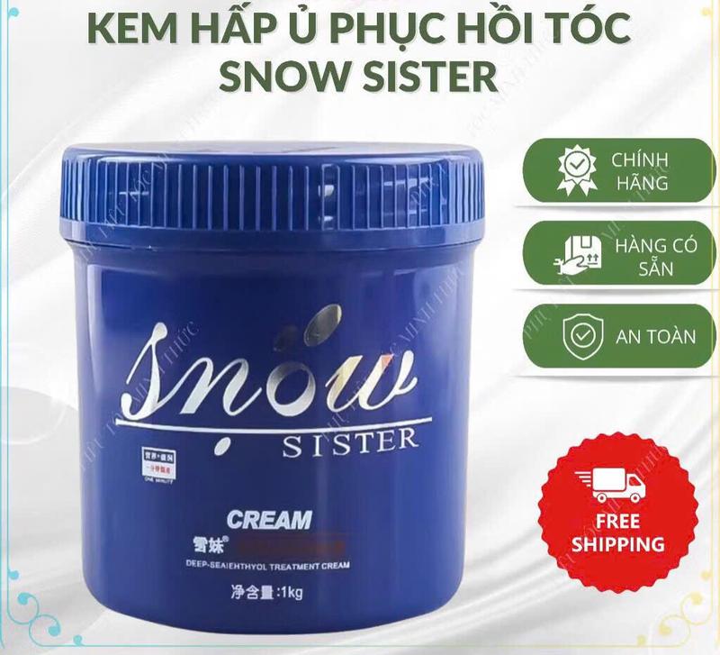 Kem hấp ủ tóc Snow phục hồi tóc khô xơ, hư tổn hương nước hoa 1000ml