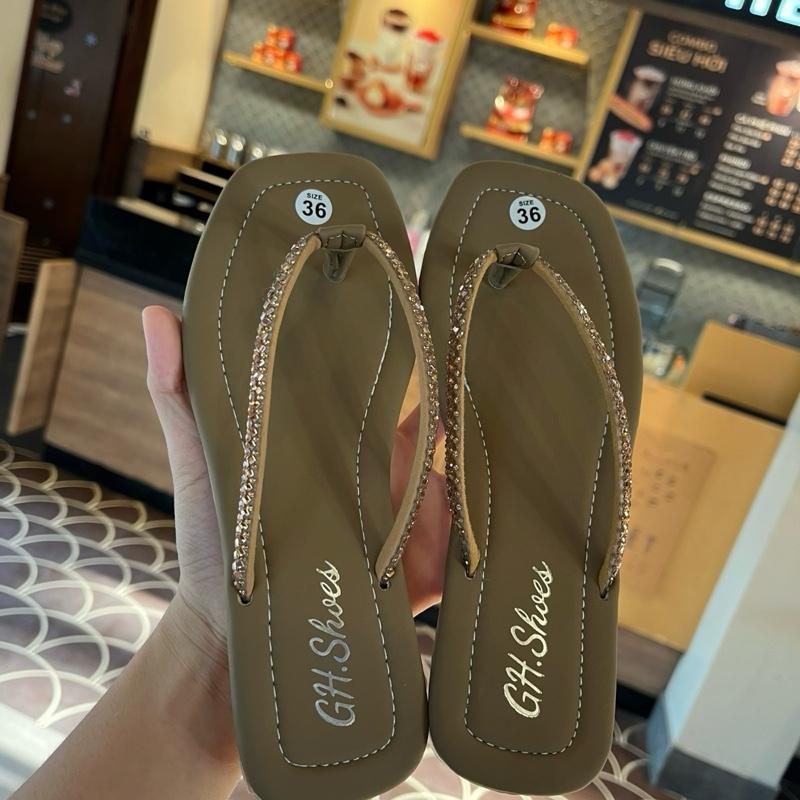 GH.shoes -Dép Kẹp Dây Đá  Sang Chảnh , Đế chống trơn trượt( 5 màu) 9